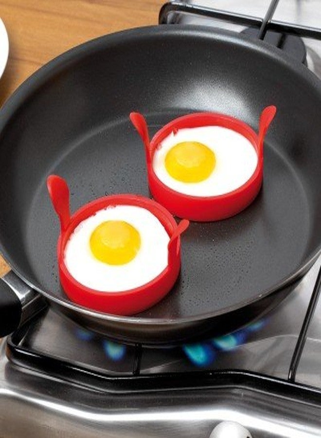 Futaba Silicone Egg Fryer Oven Poacher Ring Mould - Pack of 2 - Image 1